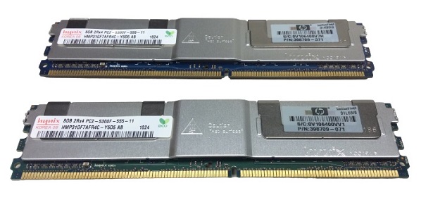 HP 16GB (2x8GB) PC5300 SDRAM Kit-HPN 413015-B21